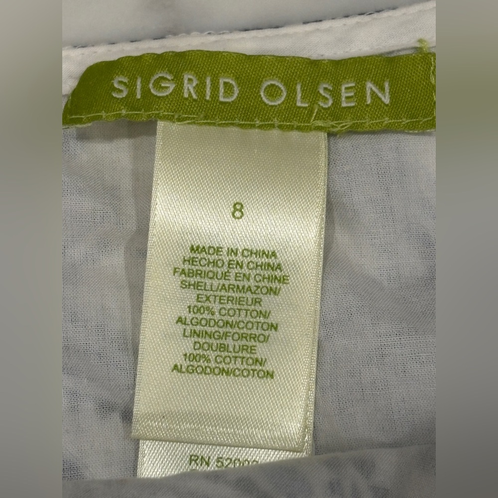 Sigurd Olsen Starfish Skirt, Size 8, Blue/White, EUC - Picture 5 of 9